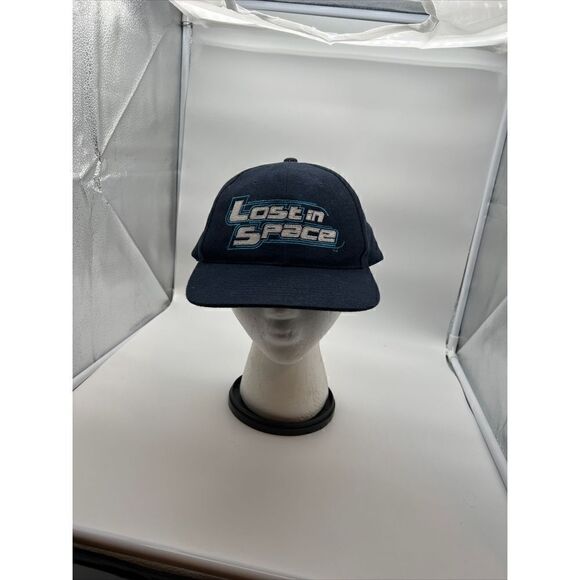 Vintage Lost In Space Hat Cap Movie Promo 1998 Strap Back‎ Matt LeBlanc Mens 90s - Picture 1 of 5